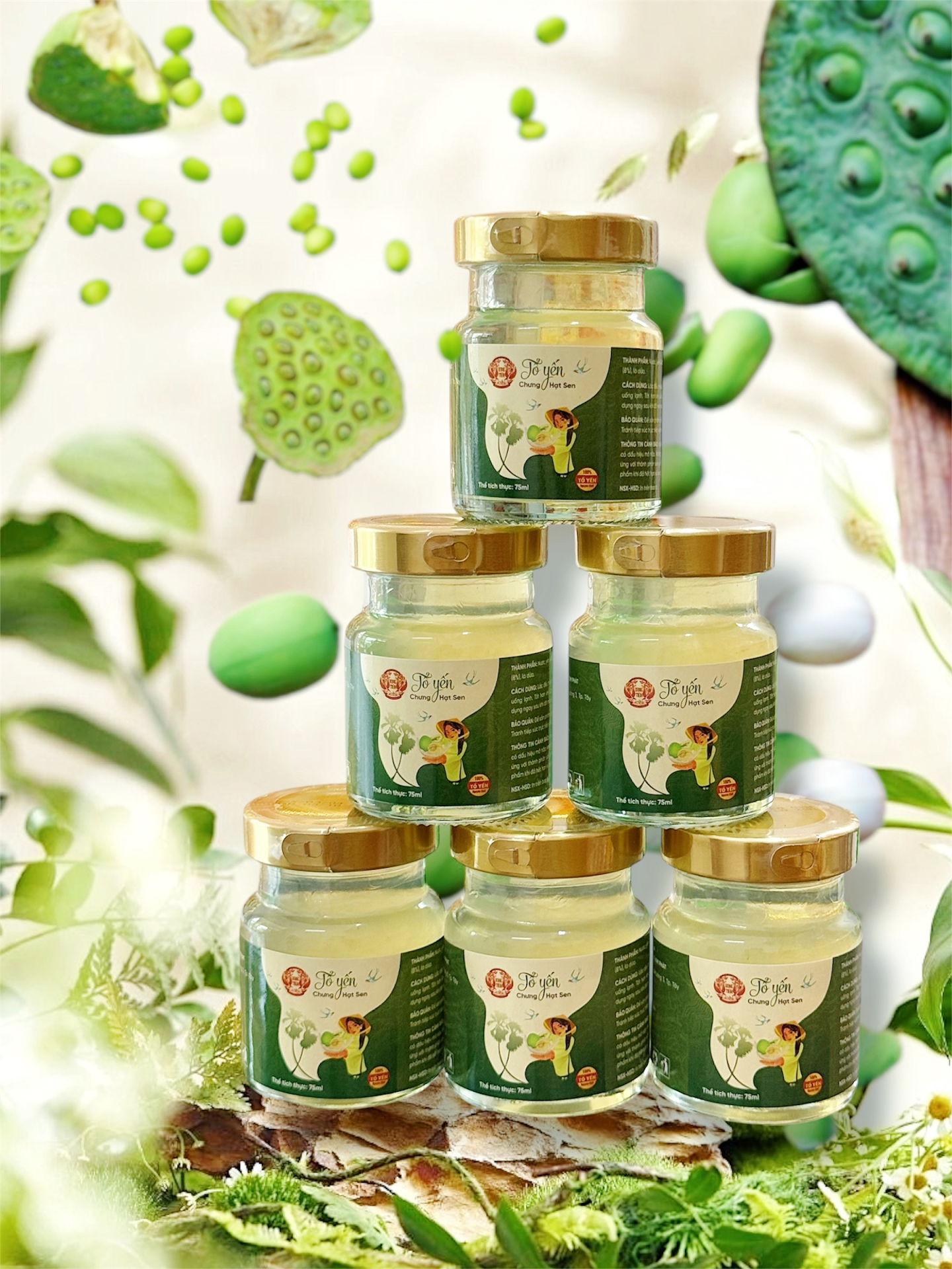 Cách chế biến yến chưng hạt sen