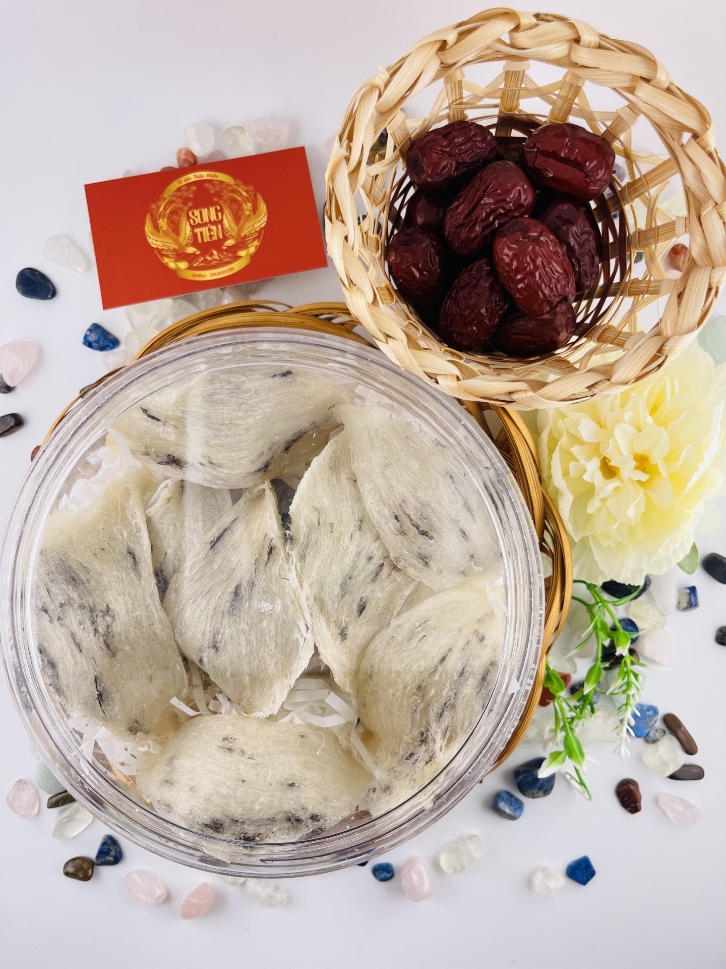 khám phá công dụng của yến thô qua sản phẩm yến song tiên