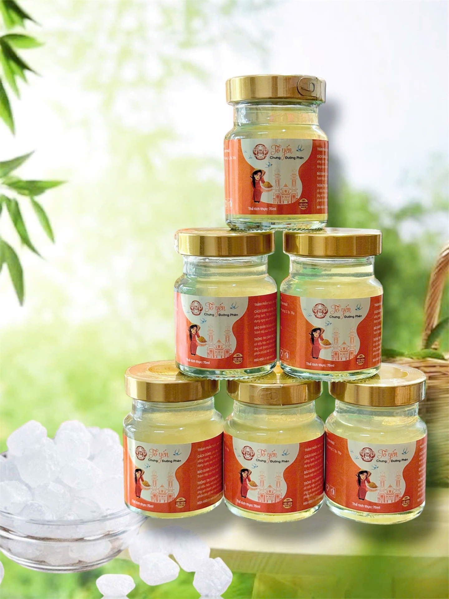 Yến chưng đường phèn